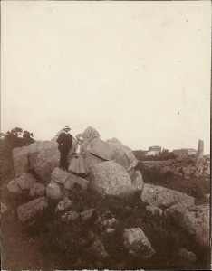 Presso il tempio di Ercole, foto amatoriale del 1904